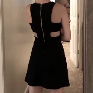 H&M Black Mini Dress Sleeveless Size 6